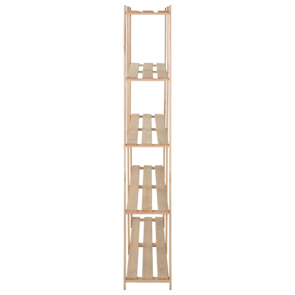 Stalak za pohranu s 5 razina 170x28,5x170 cm masivna borovina