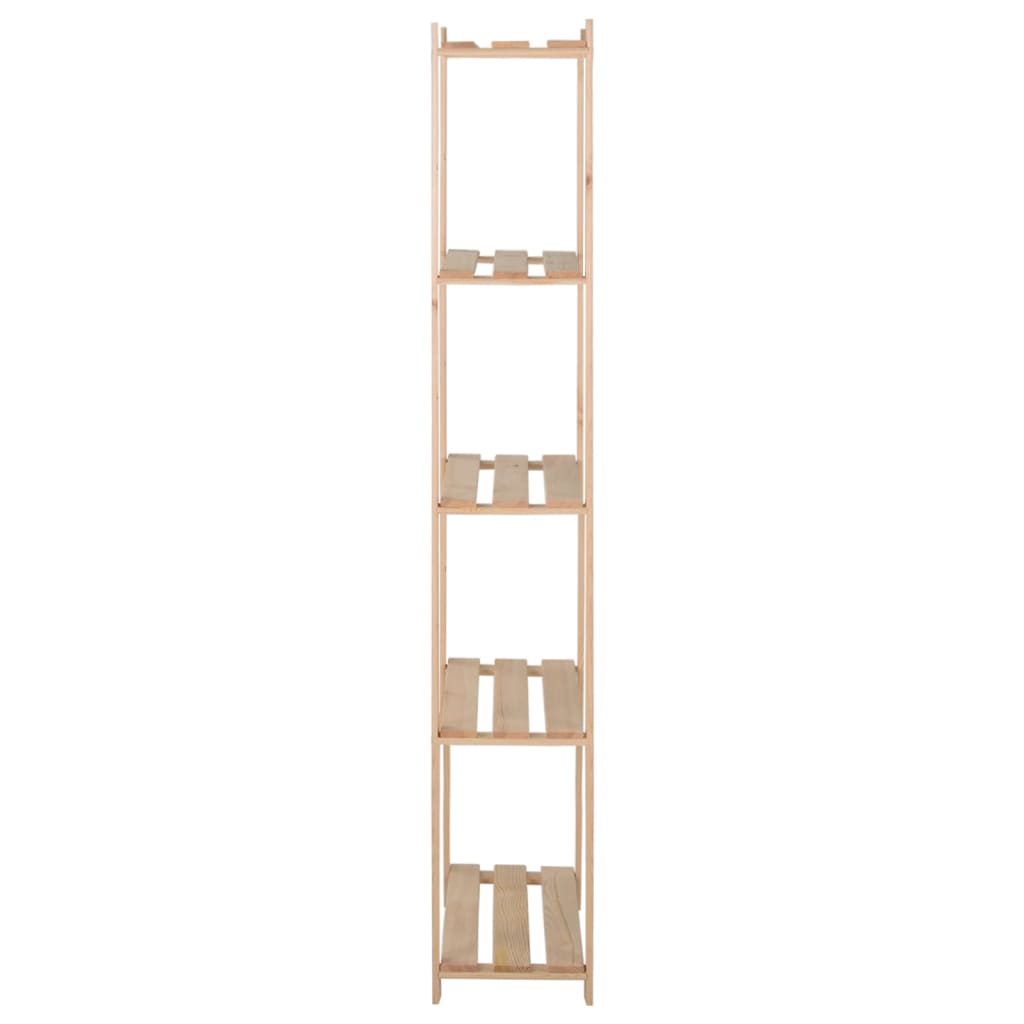 Stalak za pohranu s 5 razina 80x28,5x170 cm od masivne borovine