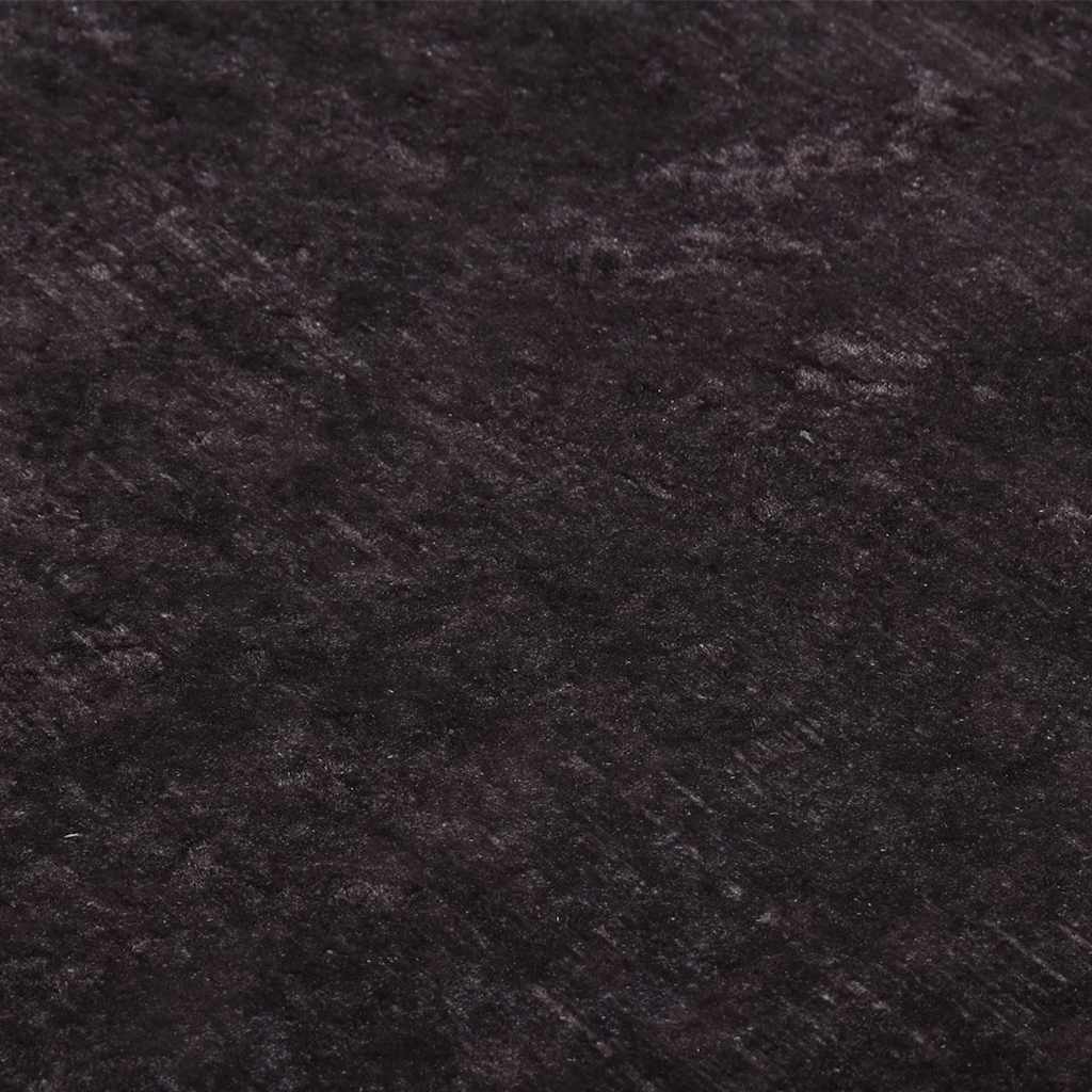 Perivi tepih 80 x 150 cm crno-zlatni