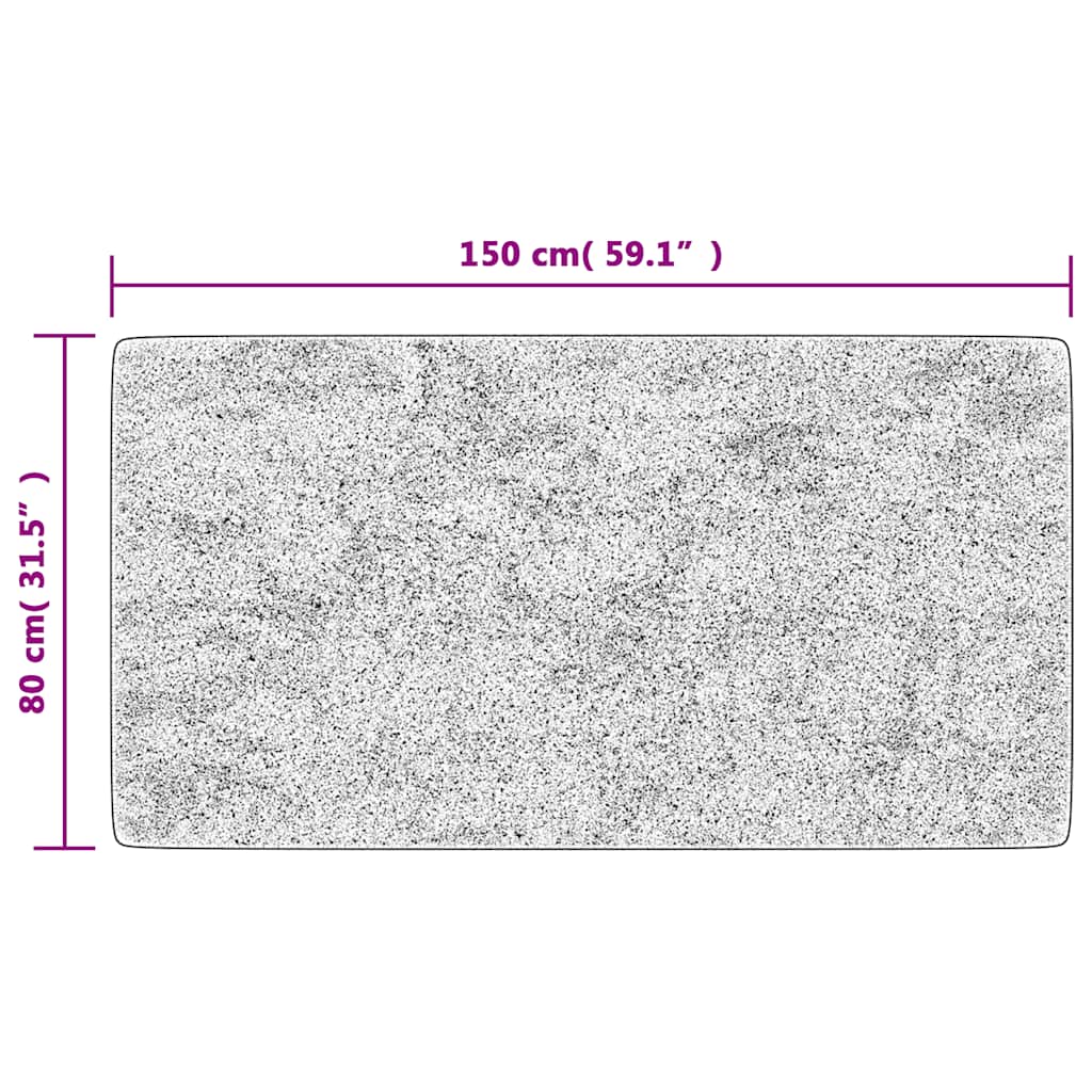 Perivi tepih 80 x 150 cm bež