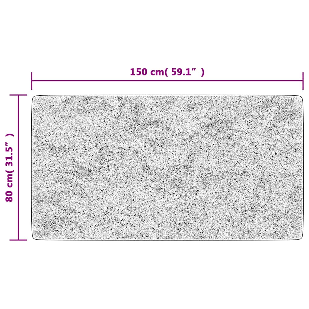 Perivi tepih 80 x 150 cm antracit