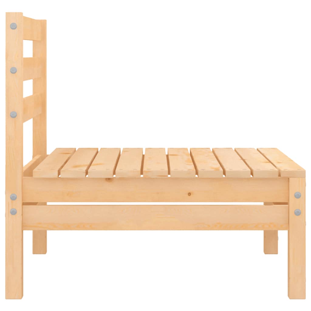 Srednja vrtna sofa od masivne borovine