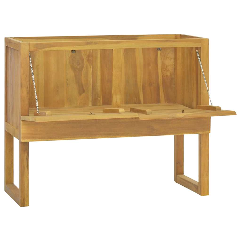 Kupaonski ormarić 90 x 40 x 75,5 cm od masivne tikovine