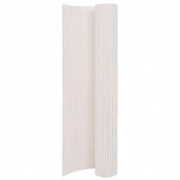 Dvostrana vrtna ograda 110 x 300 cm bijela
