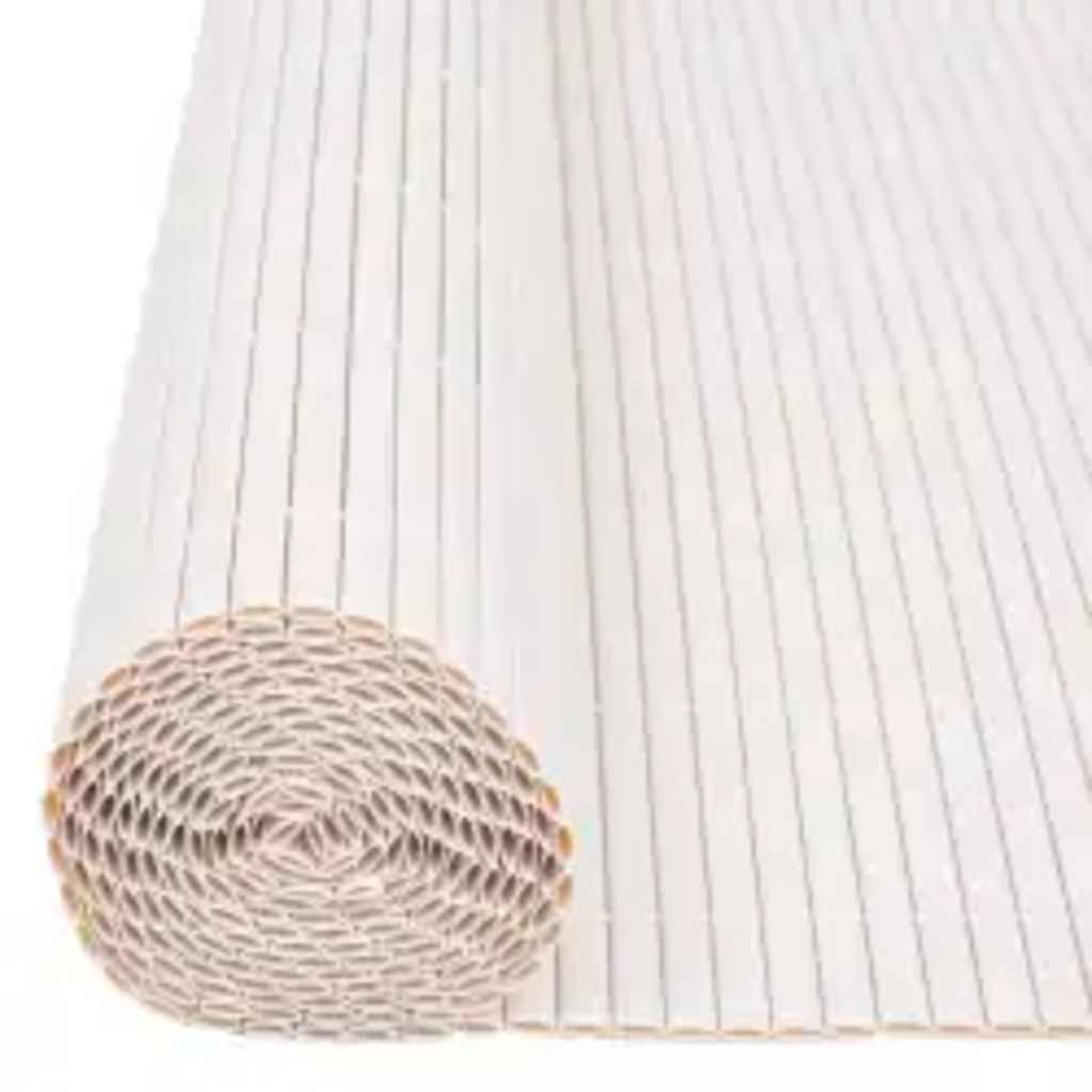 Dvostrana vrtna ograda 110 x 500 cm bijela