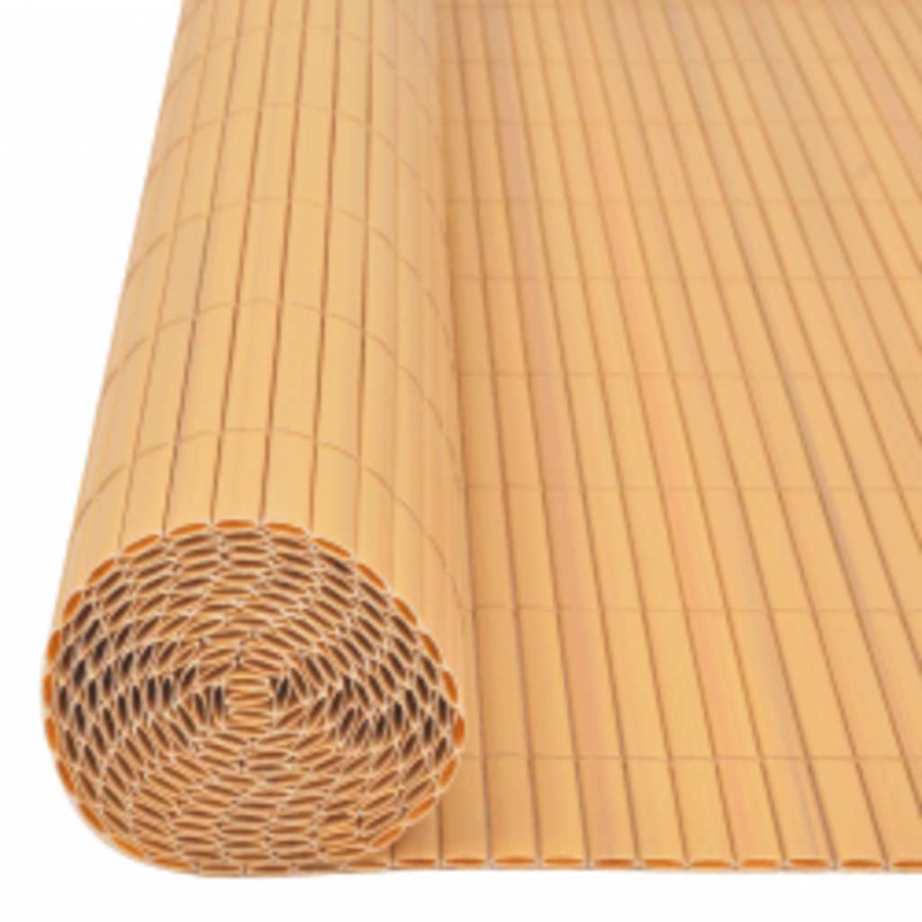 Dvostrana vrtna ograda 110 x 500 cm žuta