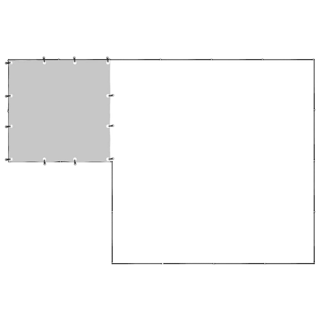 Kavez za pse crni 6,05 m² čelični