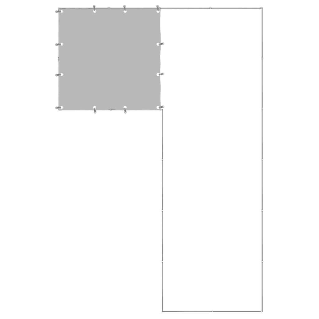 Kavez za pse srebrni 4,84 m² čelični