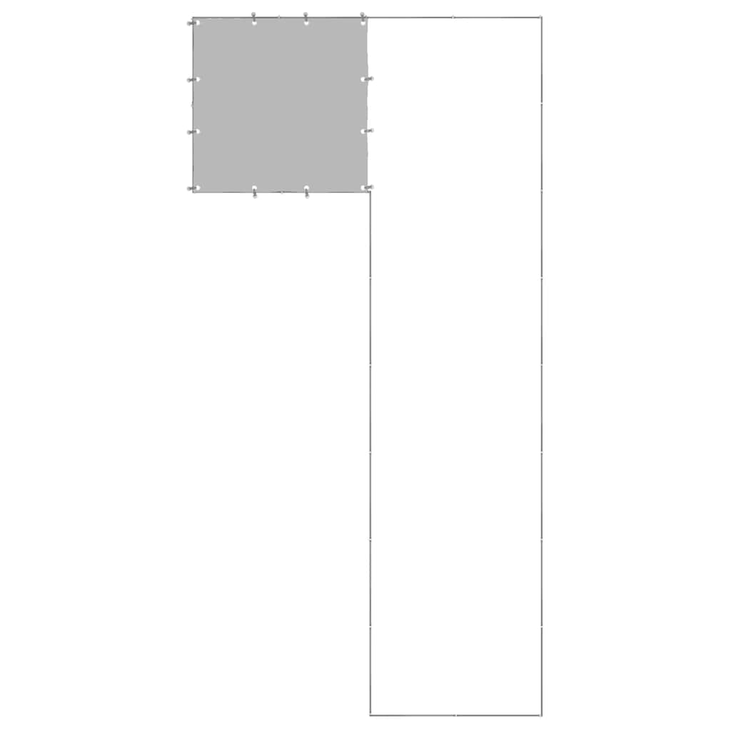 Kavez za pse srebrni 6,05 m² čelični