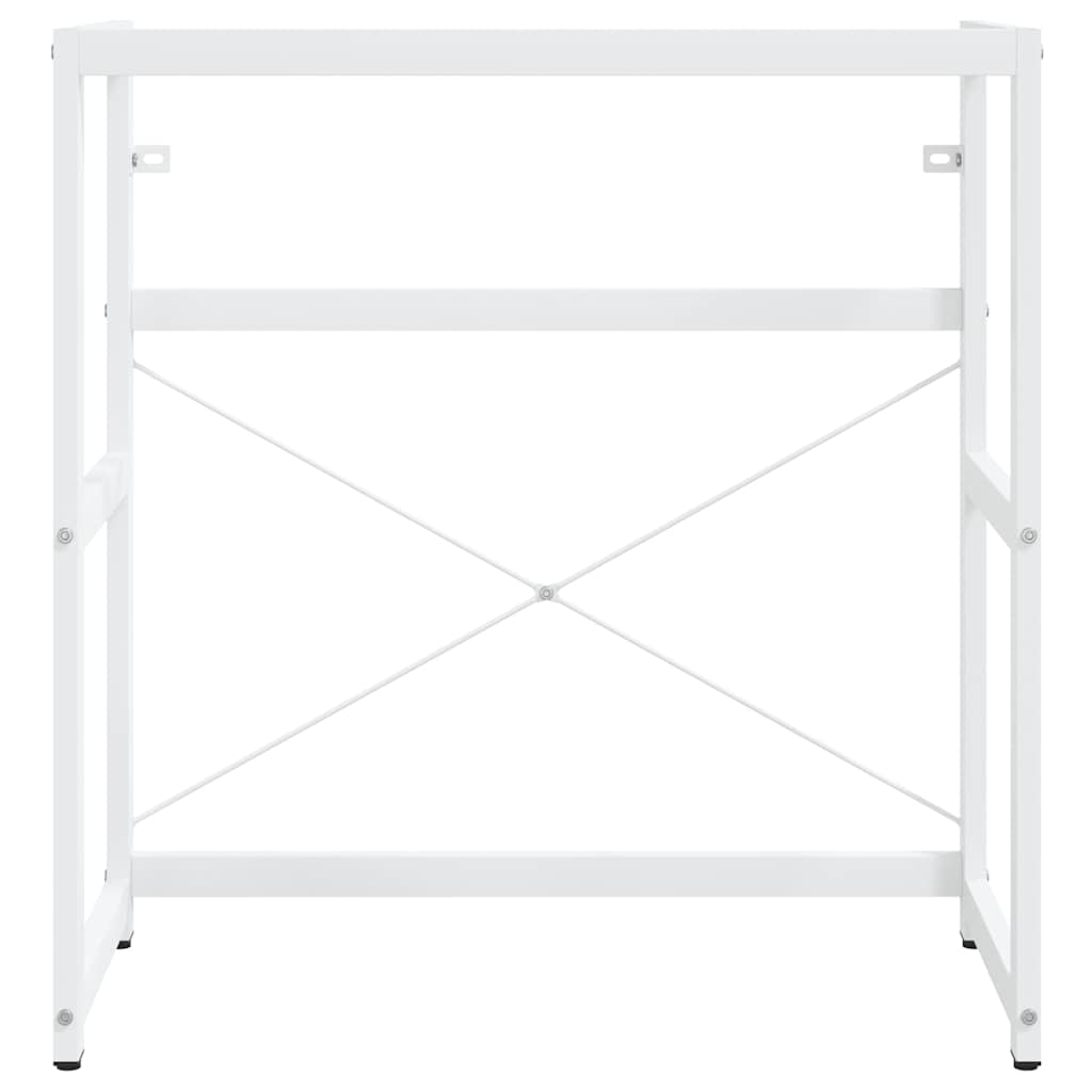 Okvir za kupaonski umivaonik bijeli 79 x 38 x 83 cm željezni