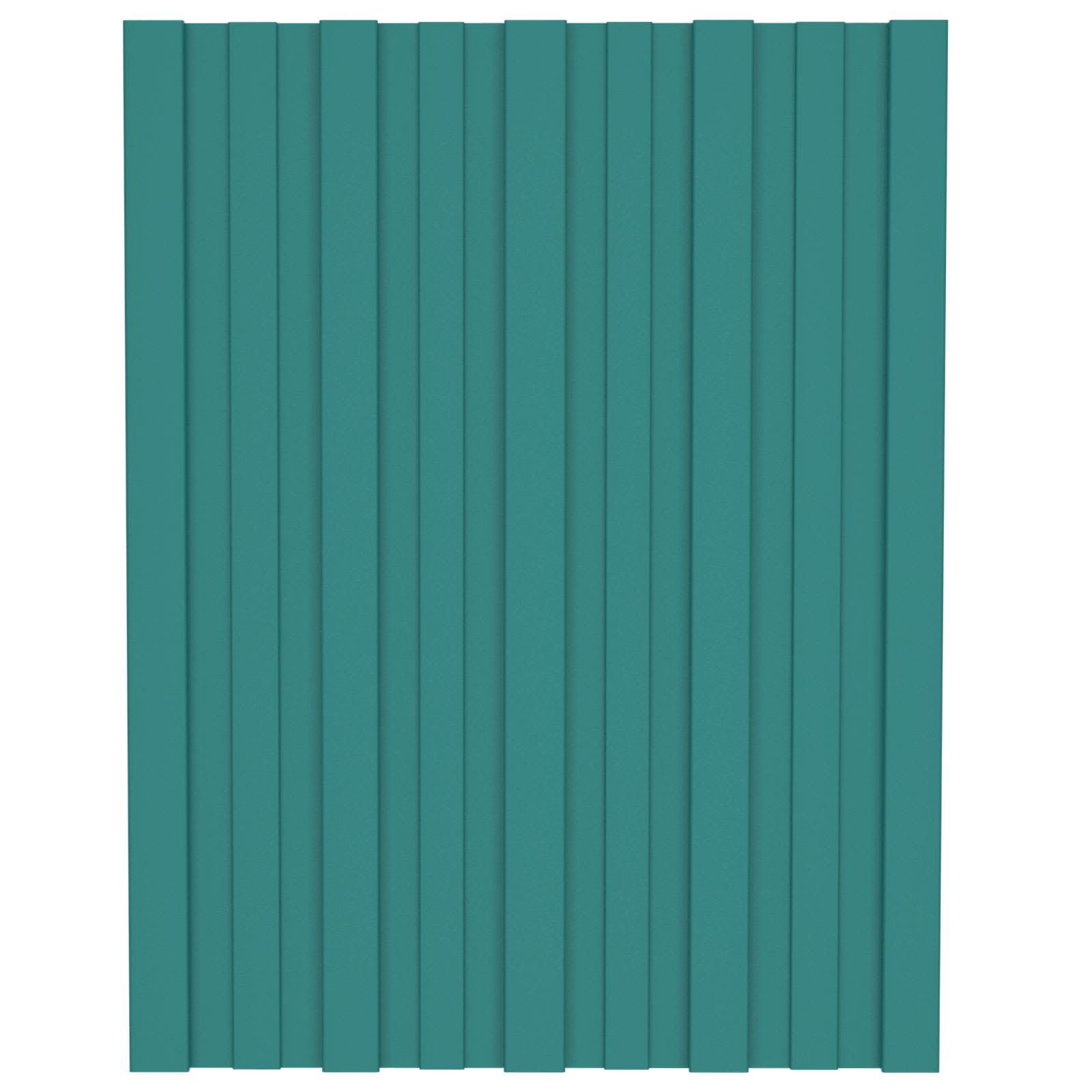 Krovni panel 36 pcs Zelena 60 x 45 cm Pocinčani čelik