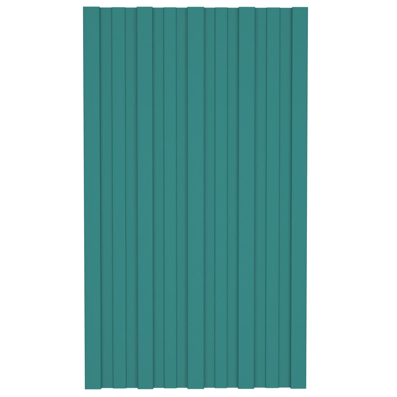 Krovni panel 36 pcs Zelena 80 x 45 cm Pocinčani čelik