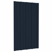 Krovni panel 36 pcs Antracit 80 x 45 cm Pocinčani čelik
