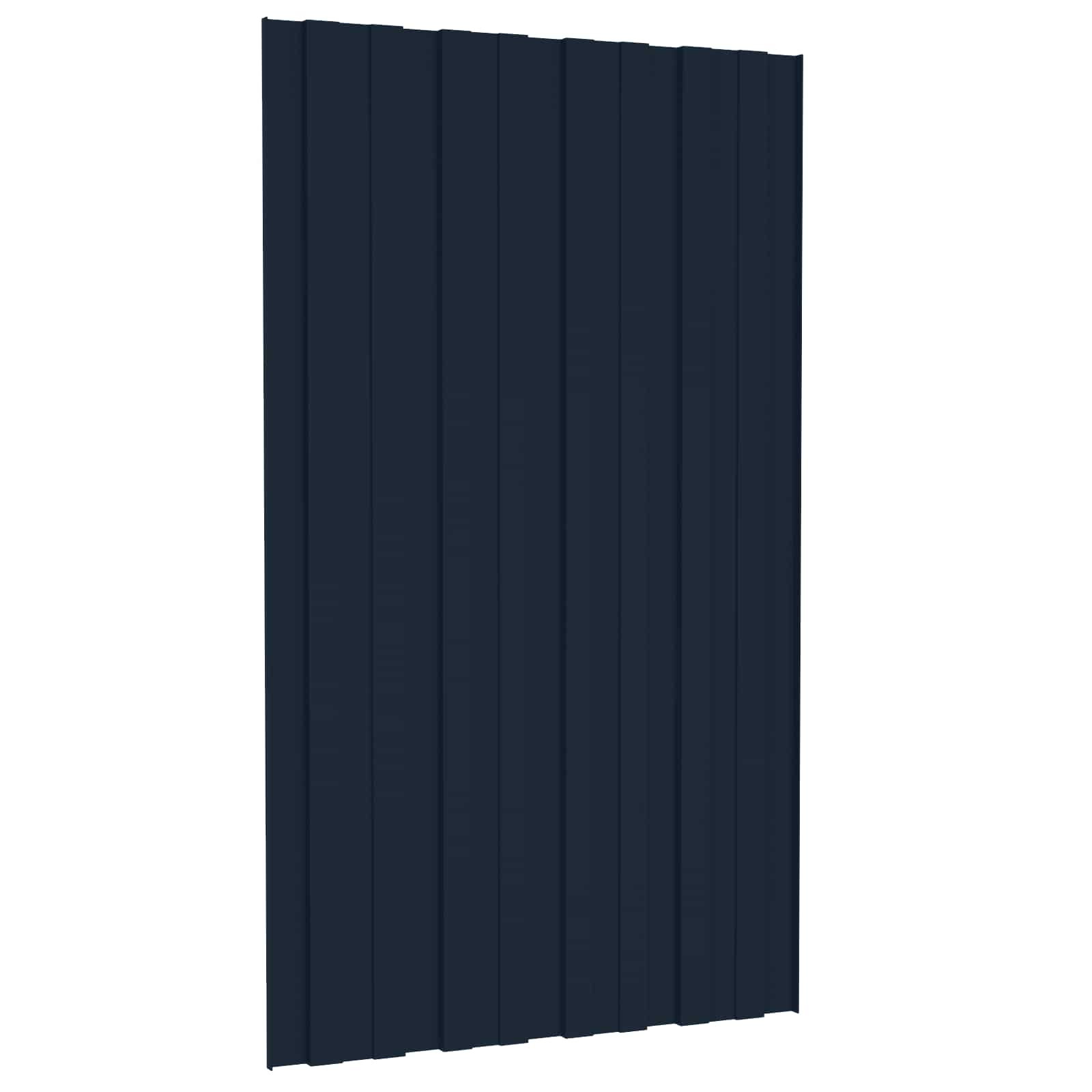 Krovni panel 36 pcs Antracit 80 x 45 cm Pocinčani čelik