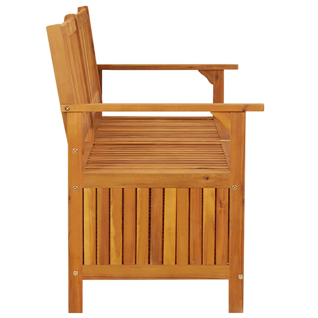 Klupa za pohranu 148 cm od masivnog bagremovog drva
