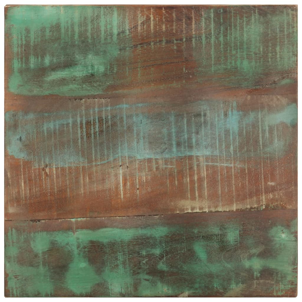 Bočni stolić s kotačima 40 x 40 x 42 cm masivno obnovljeno drvo