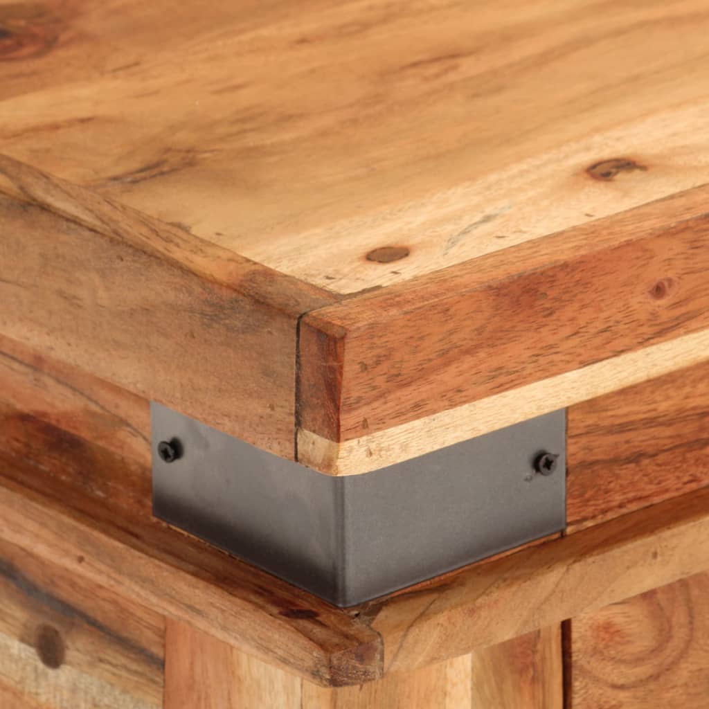 Konzolni stol 110 x 34 x 74 cm od masivnog drva bagrema