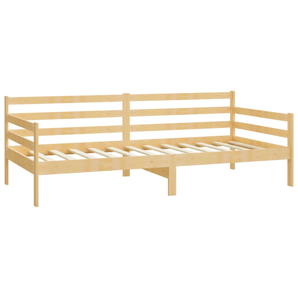 Dnevni ležaj s madracem 90 x 200 cm od masivne borovine