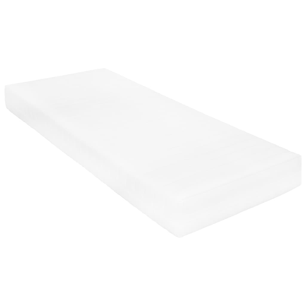 Dnevni ležaj s madracem 90x200 cm boja meda od masivne borovine