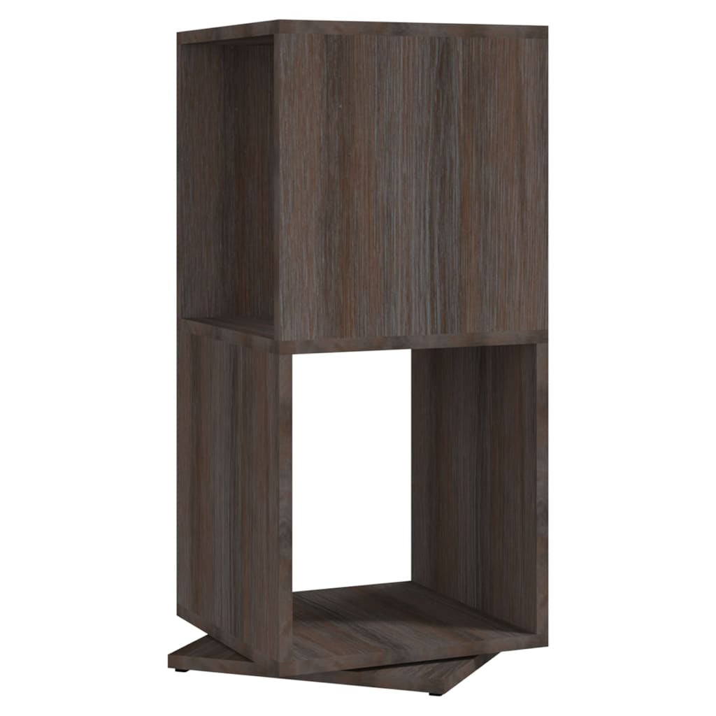 Rotirajući ormarić sivi/hrast sonoma 34,5x34,5x75,5 cm iverica