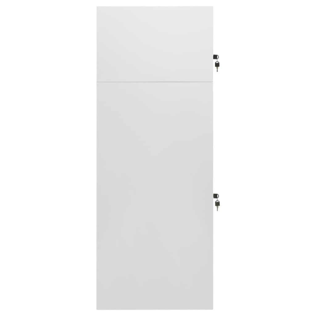 Ormarić za sedla svjetlosivi 53 x 53 x 140 cm čelični