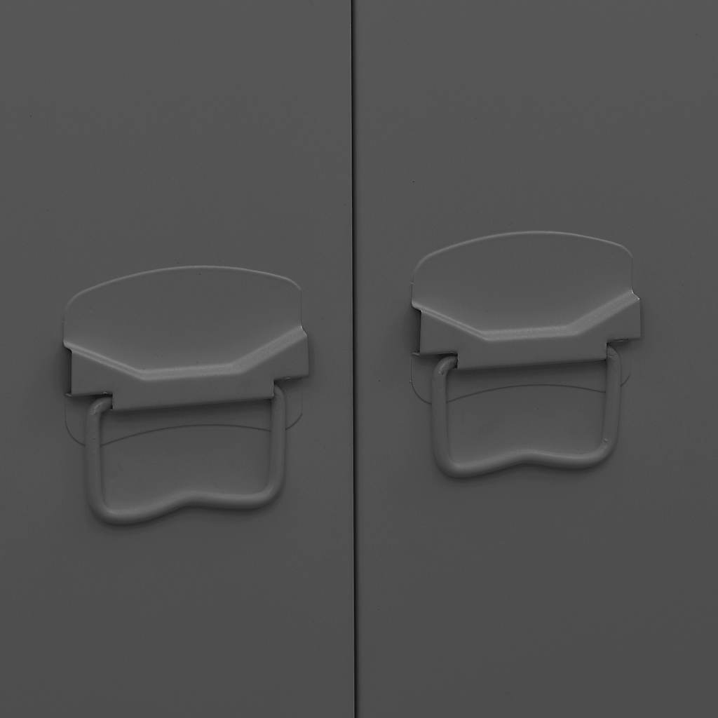 Ormar antracit 90 x 50 x 180 cm metalni