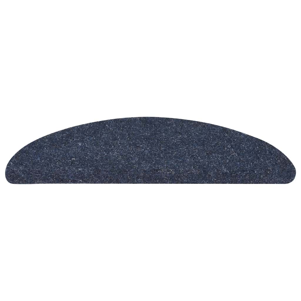 Samoljepljivi otirači za stepenice 15 kom 56x17x3 cm plavi