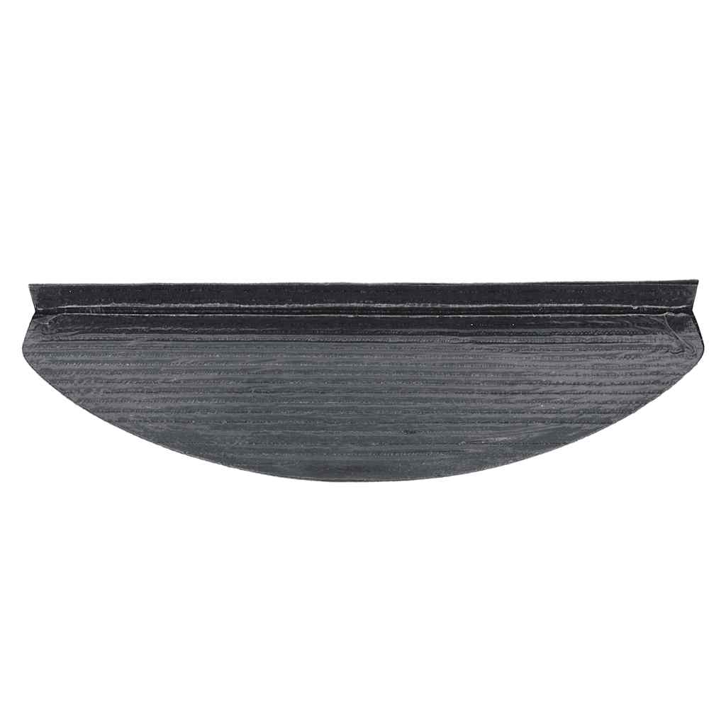 Samoljepljivi otirači za stepenice 15 kom 65x22,5x3,5 cm crni