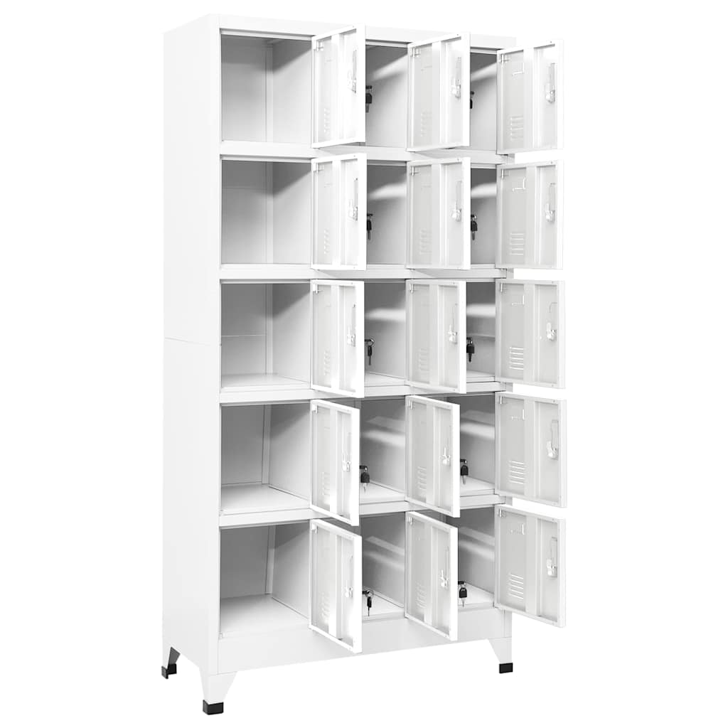 Ormarić s ključem svjetlosivi 90 x 40 x 180 cm čelični