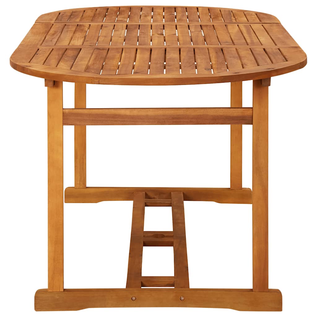 7-dijelni vrtni blagovaonski set 180x90x75 cm bagremovog drva