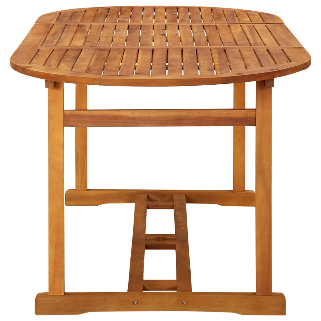 9-dijelni vrtni blagovaonski set 180x90x75 cm bagremovog drva