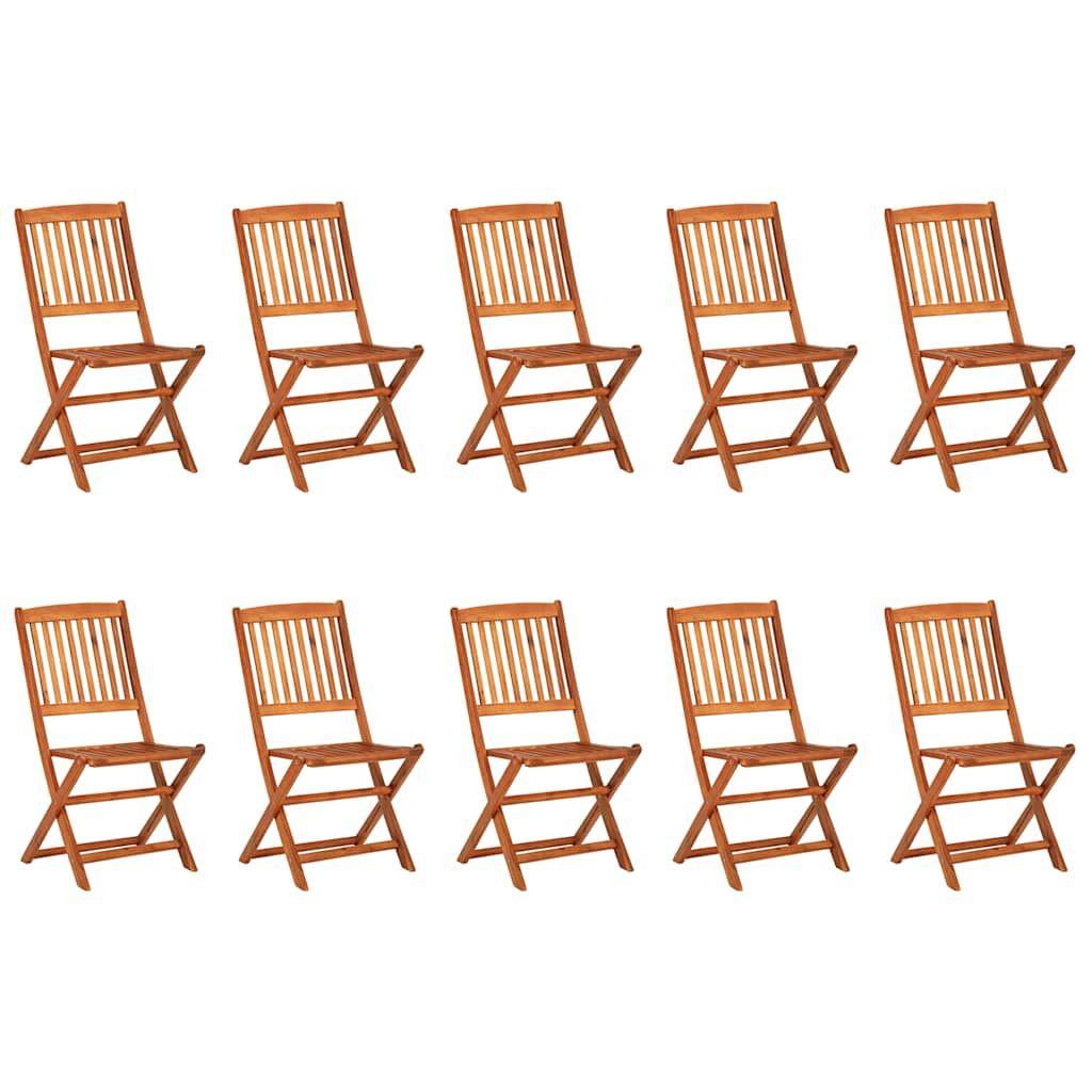11-dijelni vrtni blagovaonski set 280x90x75 cm bagremovog drva