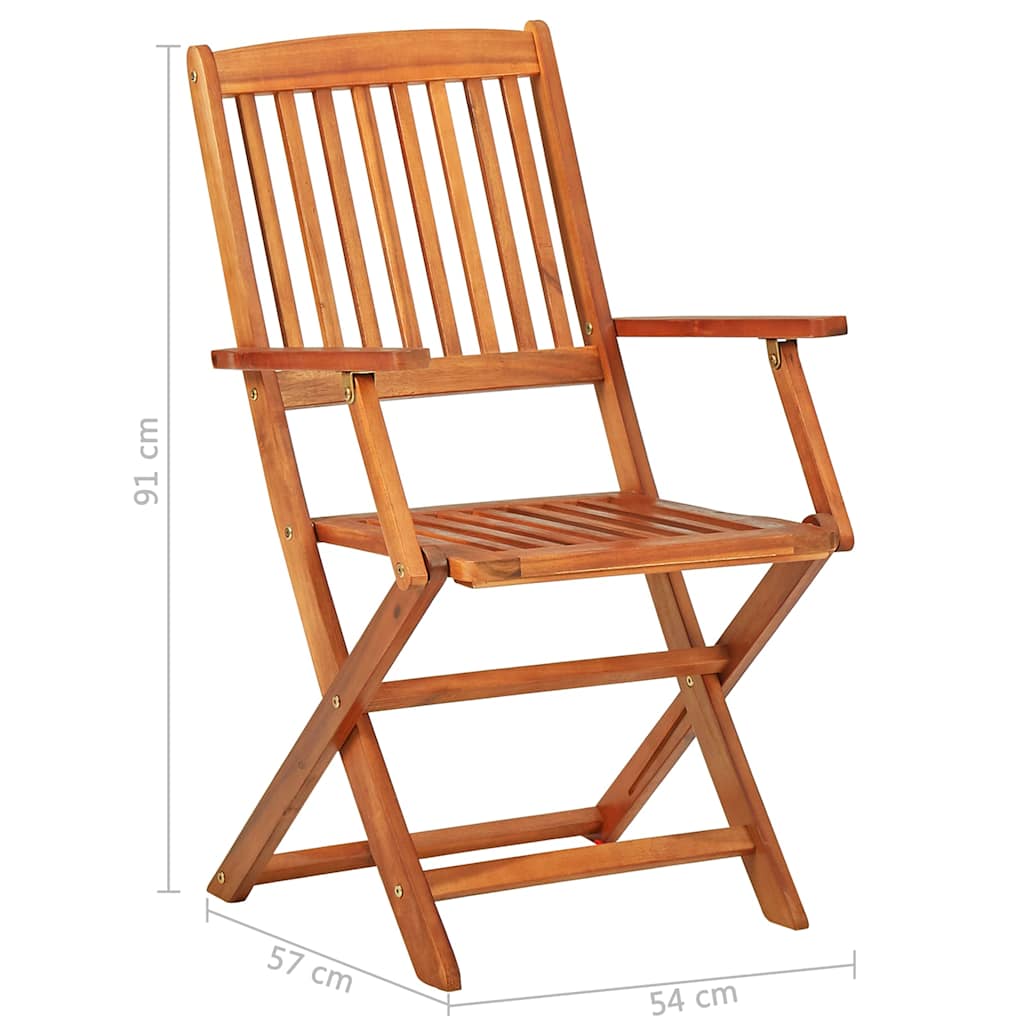11-dijelni vrtni blagovaonski set 220x90x75 cm bagremovog drva