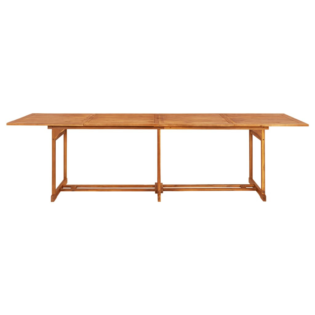 11-dijelni vrtni blagovaonski set 280x90x75 cm bagremovog drva