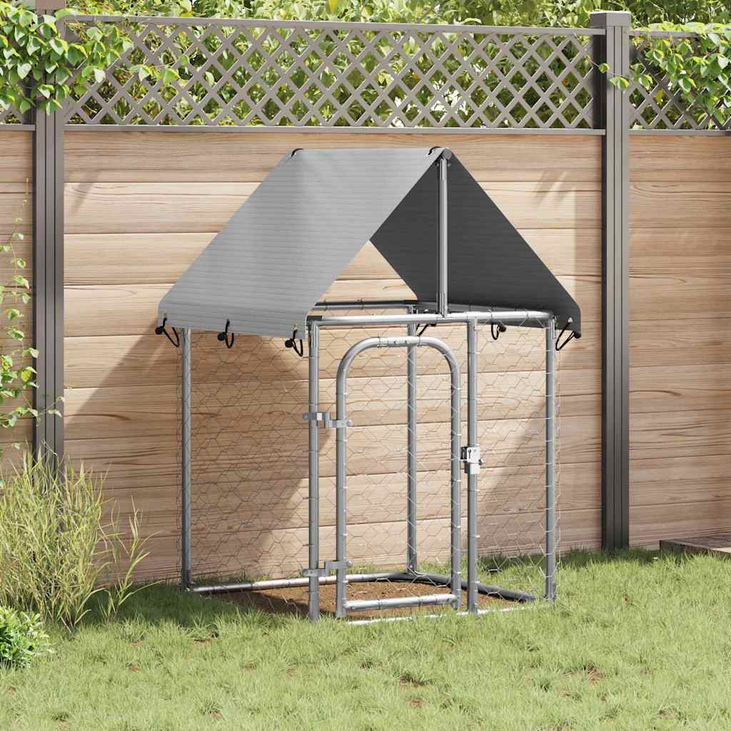 Vanjski kavez za pse s krovom 100 x 100 x 150 cm