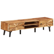 TV ormarić 145 x 35 x 35 cm od masivnog bagremovog drva