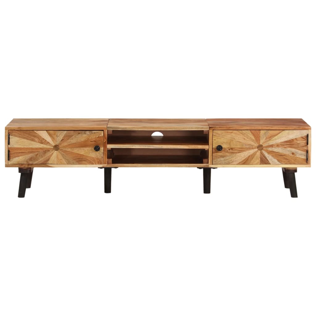 TV ormarić 145 x 35 x 35 cm od masivnog bagremovog drva