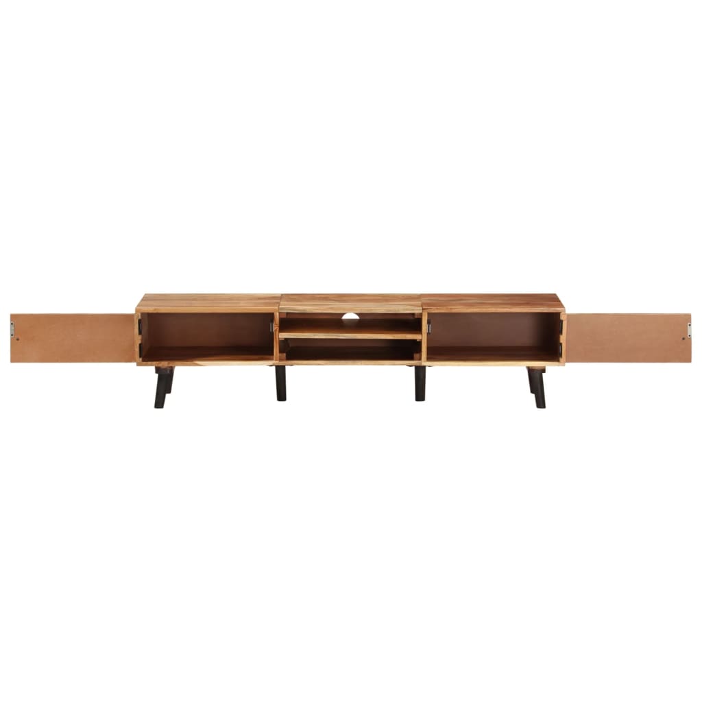 TV ormarić 145 x 35 x 35 cm od masivnog bagremovog drva