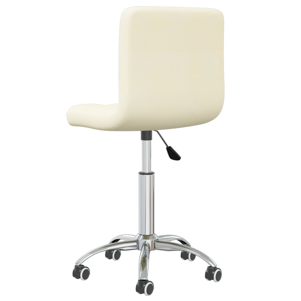 Okretna blagovaonska stolica od tkanine krem