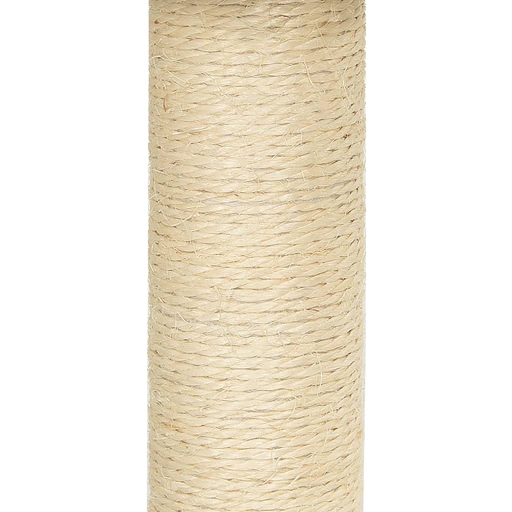 Penjalica za mačke sa stupovima za grebanje tamnosiva 92 cm