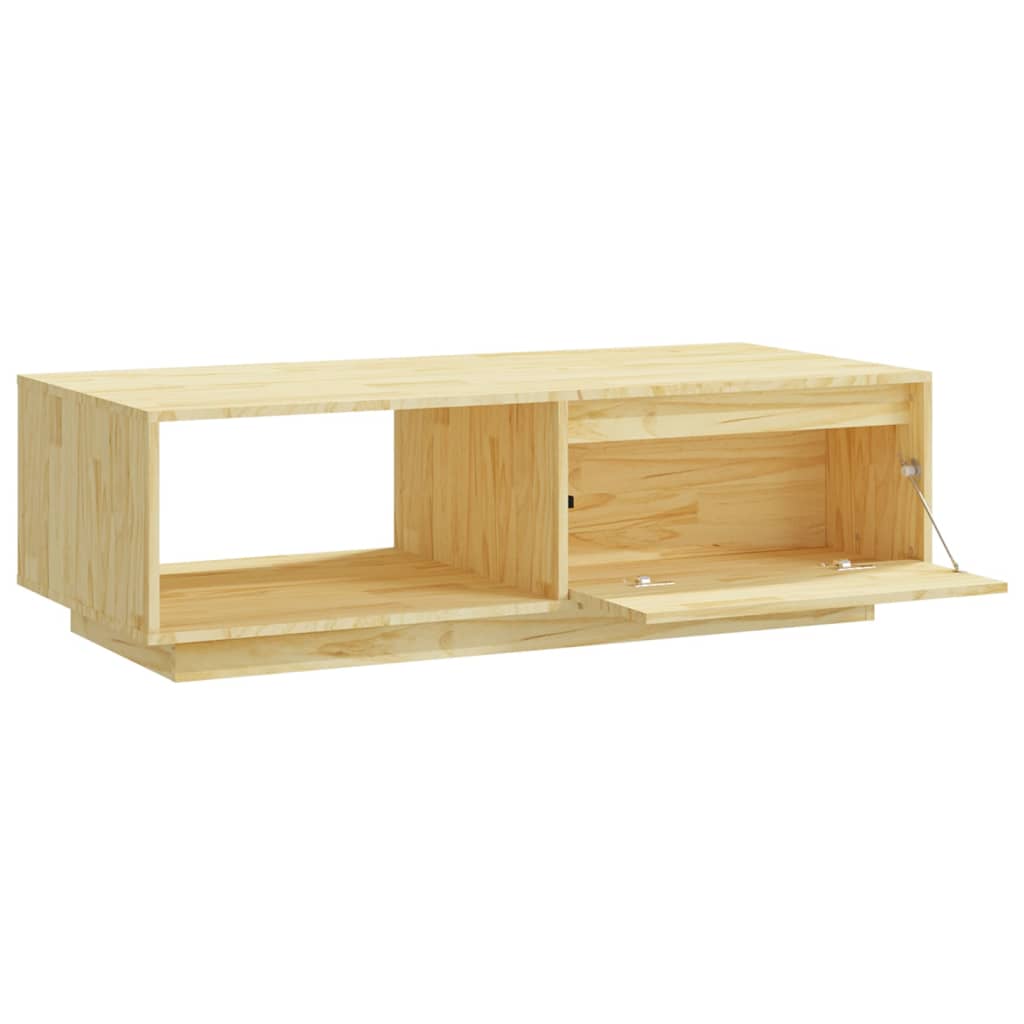 Stolić za kavu 110 x 50 x 33,5 cm od masivne borovine
