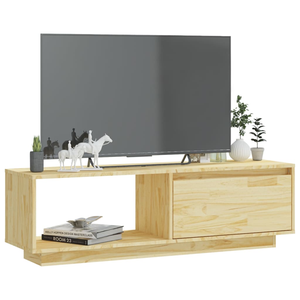 TV ormarić 110 x 30 x 33,5 cm od masivne borovine