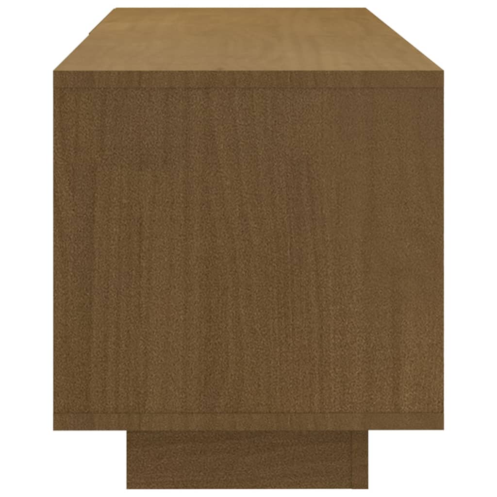 TV ormarić boja meda 110 x 30 x 33,5 cm od masivne borovine