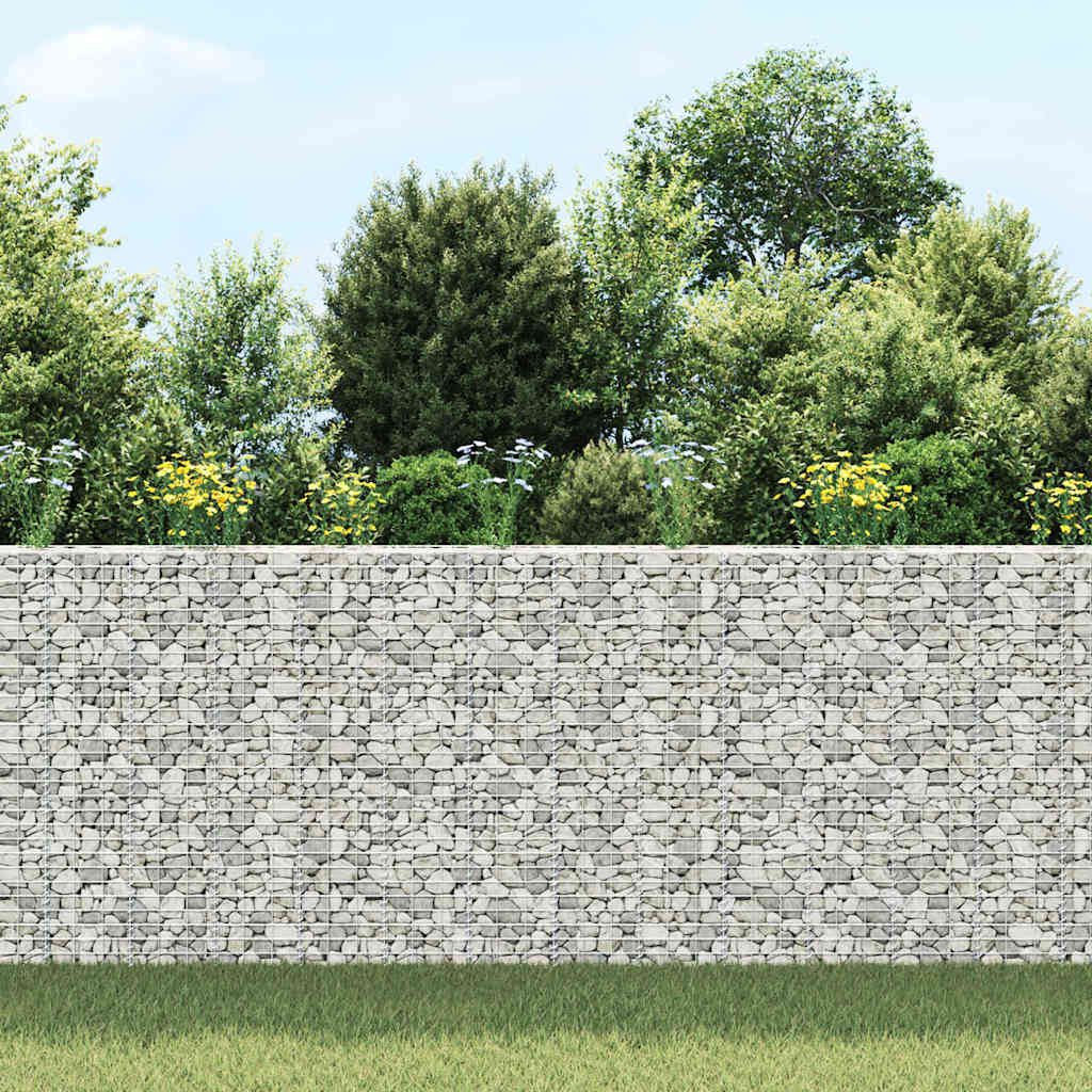 Gabionske povišene gredice 3 kom 30 x 30 x 150 cm željezne