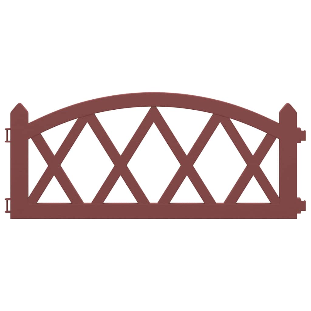 Rubnjaci za travnjak 17 kom crveni 10 m PP