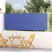Uvlačiva bočna tenda za terasu 117 x 600 cm plava