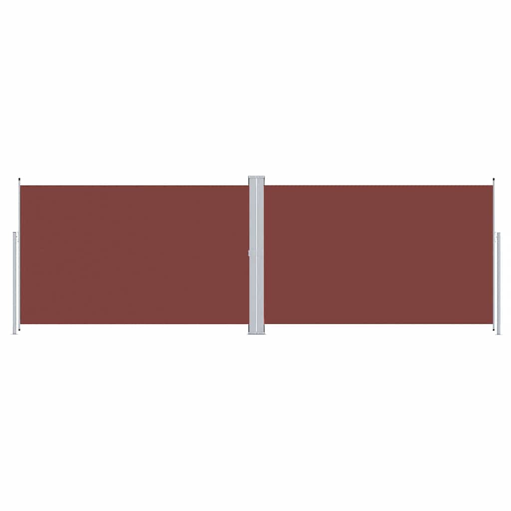 Uvlačiva bočna tenda smeđa 200 x 600 cm
