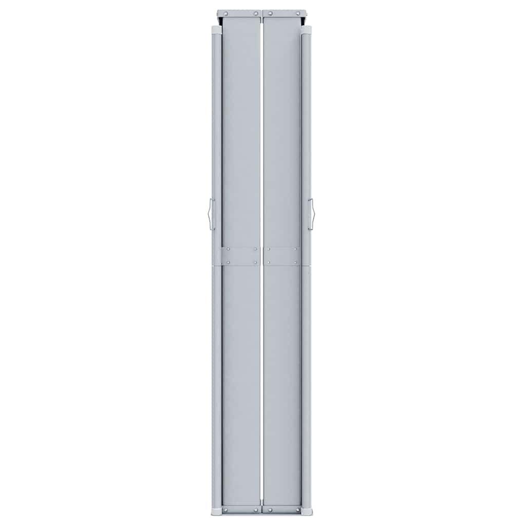 Uvlačiva bočna tenda crvena 200 x 600 cm