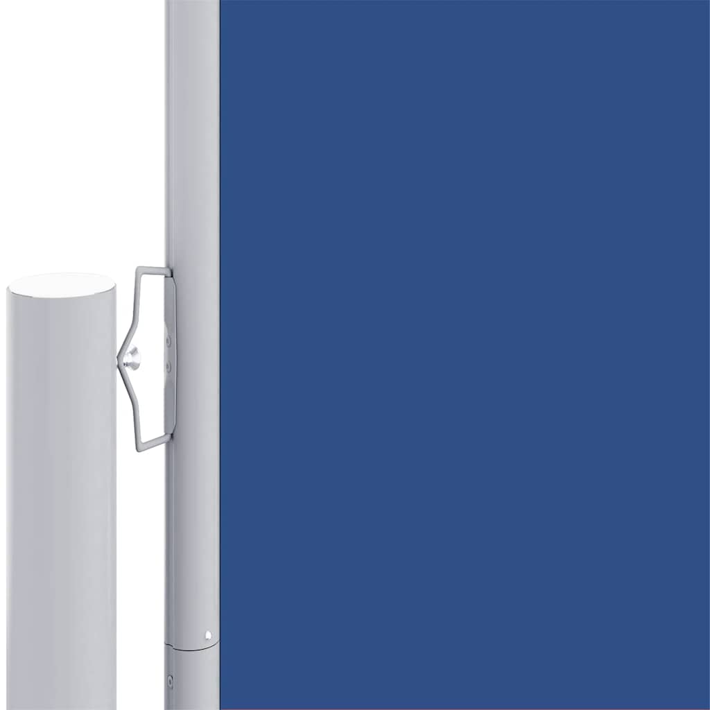 Uvlačiva bočna tenda plava 160 x 1200 cm