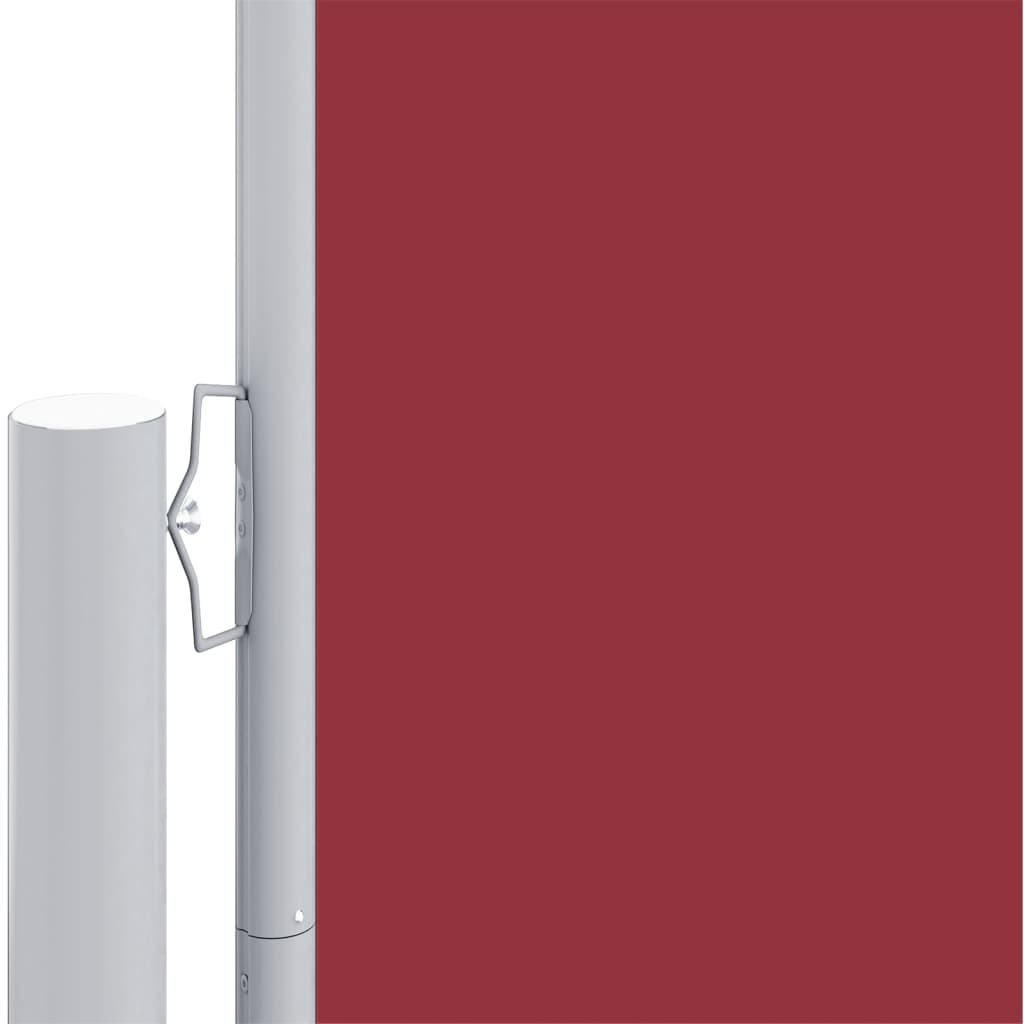 Uvlačiva bočna tenda crvena 160 x 1200 cm